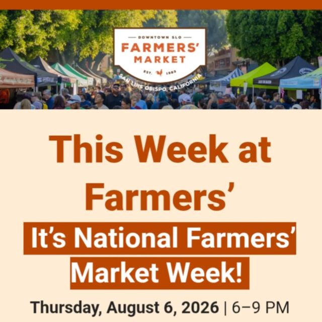 Come on out to the @downtownslofarmersmarket tonight and celebrate National Farmers Market week by grabbing some fresh grilled kabob! Our booth will be back in our original spot in front of Flour House at Higuera and Broad. The grills will be HOT and the food will be DELICIOUS!! 🔥

#deliciousfood #persianfood #supportlocal #eatlocal #farmersmarket