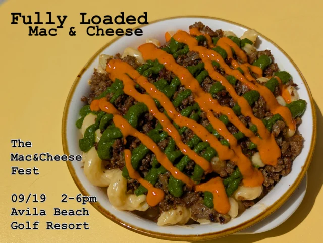 Foodies - the cheesiest day of the year has arrived! @themacfest is back for the 13th year in Avila Beach and we want to know… will we see you there!? 🧀 #macandcheese #foodie #slo #persian #shekamoo
